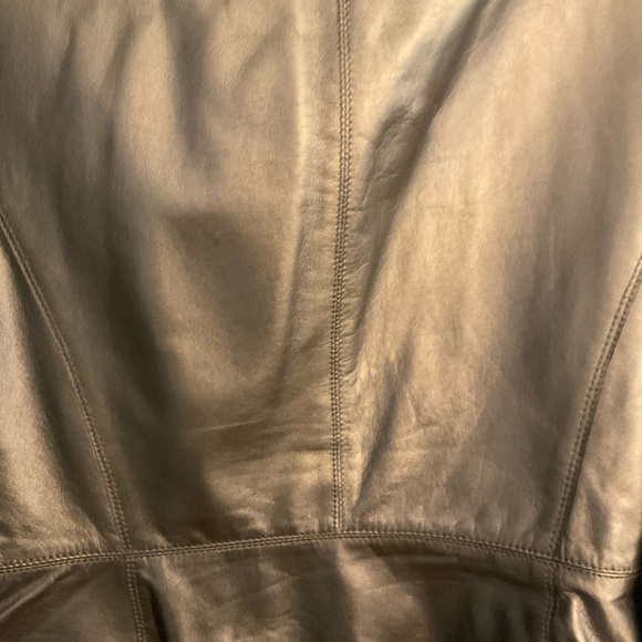 NWT gold leather jacket - Picture 5 of 5